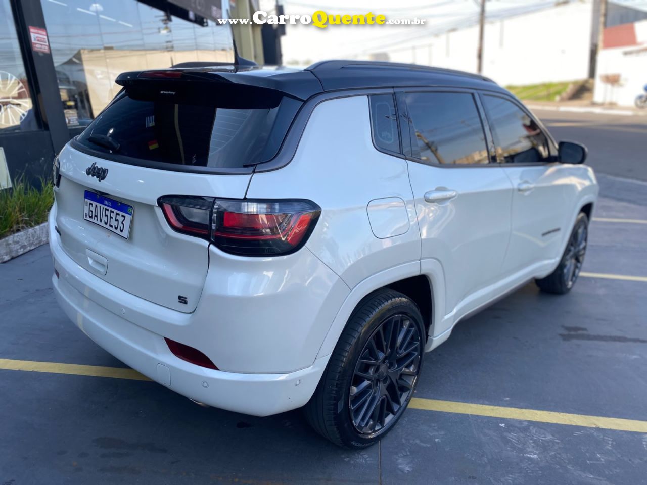 JEEP   COMPASS S T270 1.3 TB 4X2 FLEX AUT.   BRANCO 2023 1.3 FLEX - Loja