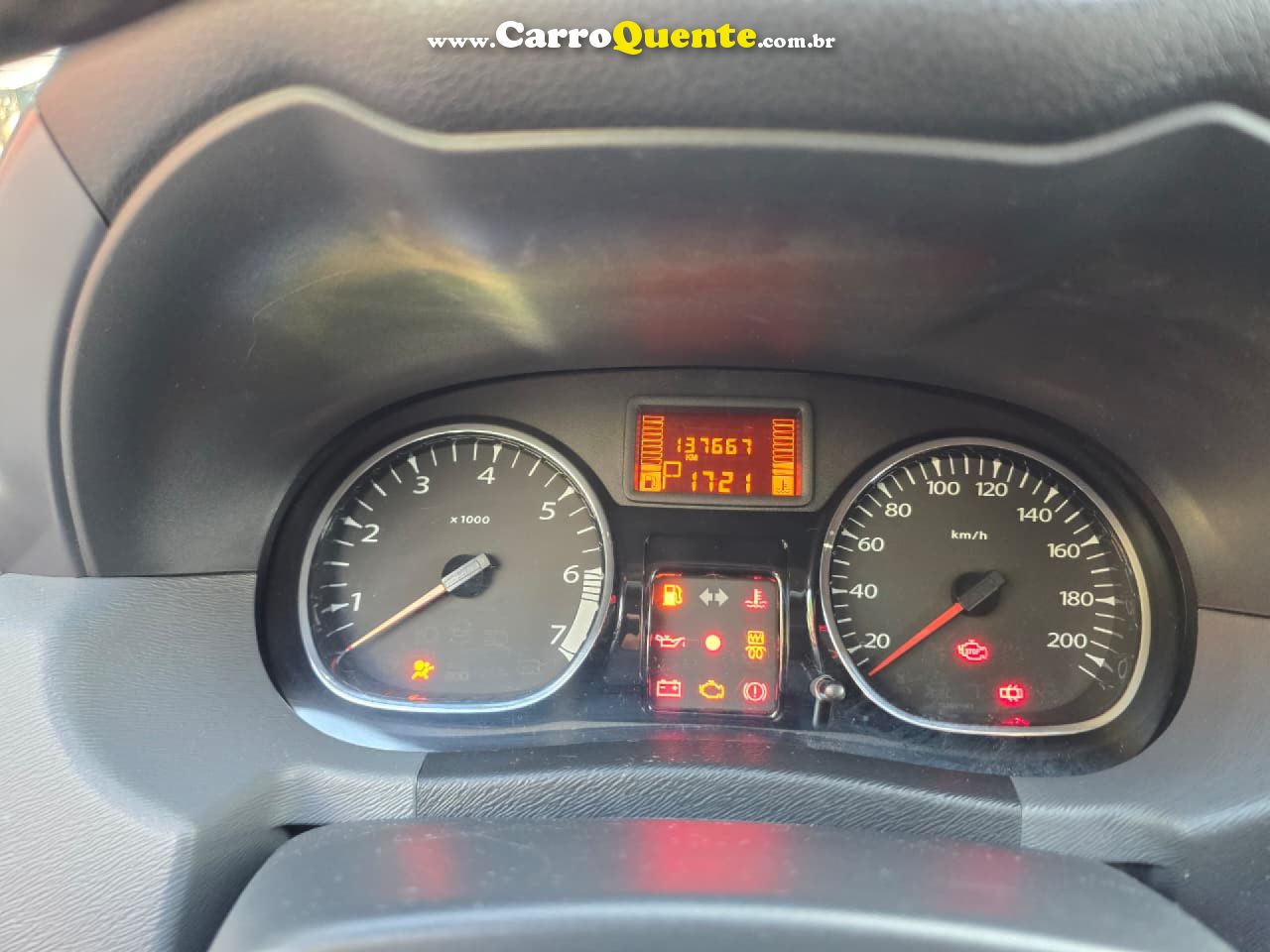 RENAULT   DUSTER DYNAMIQUE 2.0 FLEX 16V AUT.   BRANCO 2013 2.0 FLEX - Loja