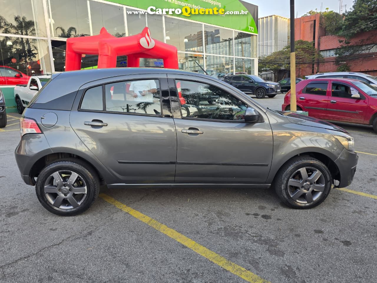 CHEVROLET   AGILE LT 1.4 MPFI 8V FLEXPOWER 5P   CINZA 2012 1.4 FLEX - Loja