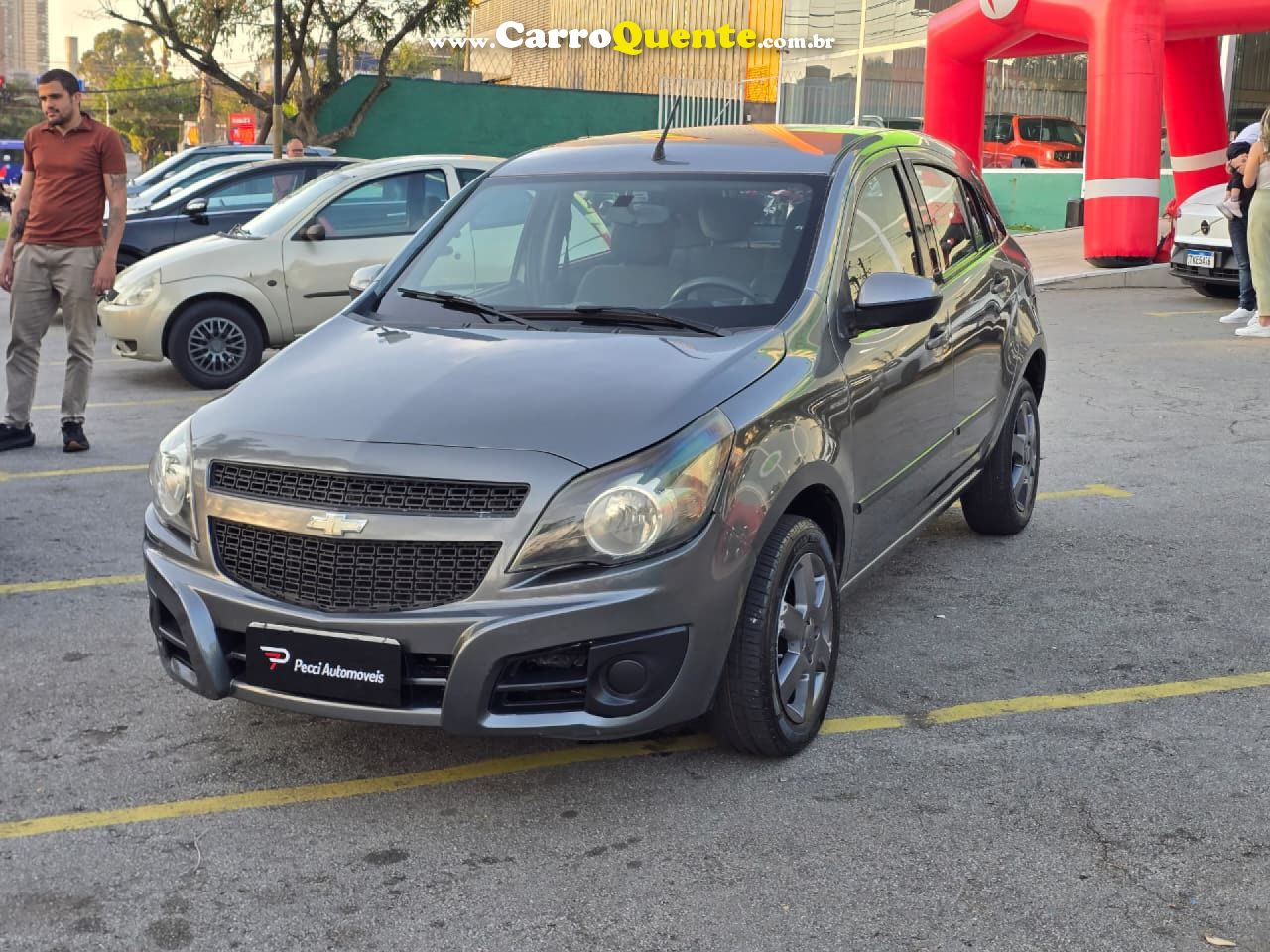 CHEVROLET   AGILE LT 1.4 MPFI 8V FLEXPOWER 5P   CINZA 2012 1.4 FLEX - Loja