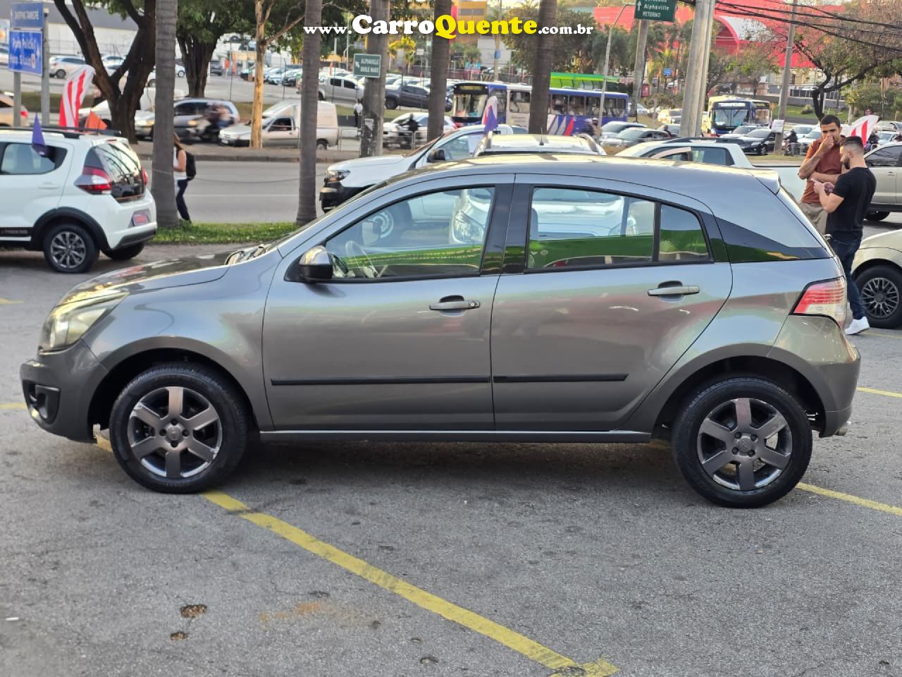 CHEVROLET   AGILE LT 1.4 MPFI 8V FLEXPOWER 5P   CINZA 2012 1.4 FLEX - Loja