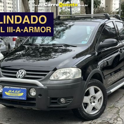 VOLKSWAGEN   CROSSFOX 1.6 MI TOTAL FLEX 8V 5P   PRETO 2006 1.6 FLEX