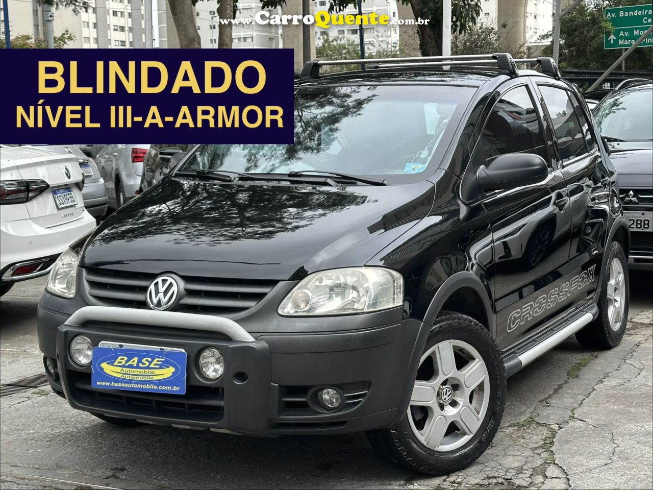 VOLKSWAGEN   CROSSFOX 1.6 MI TOTAL FLEX 8V 5P   PRETO 2006 1.6 FLEX - Loja