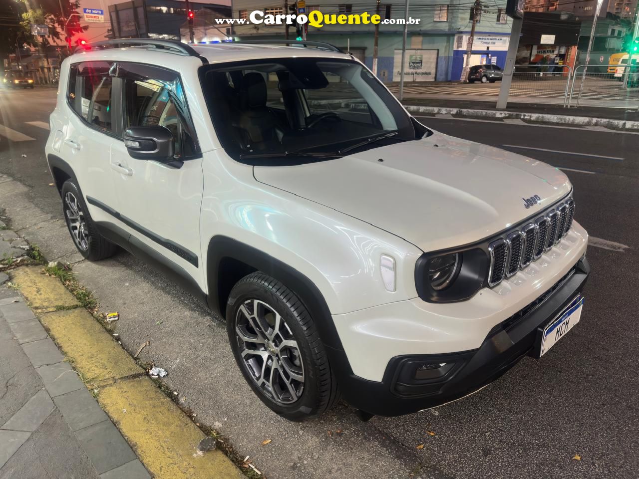 JEEP   RENEGADE LONG. T270 1.3 TB 4X2 FLEX AUT.   BRANCO 2024 1.3 FLEX - Loja