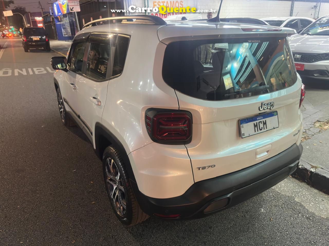 JEEP   RENEGADE LONG. T270 1.3 TB 4X2 FLEX AUT.   BRANCO 2024 1.3 FLEX - Loja