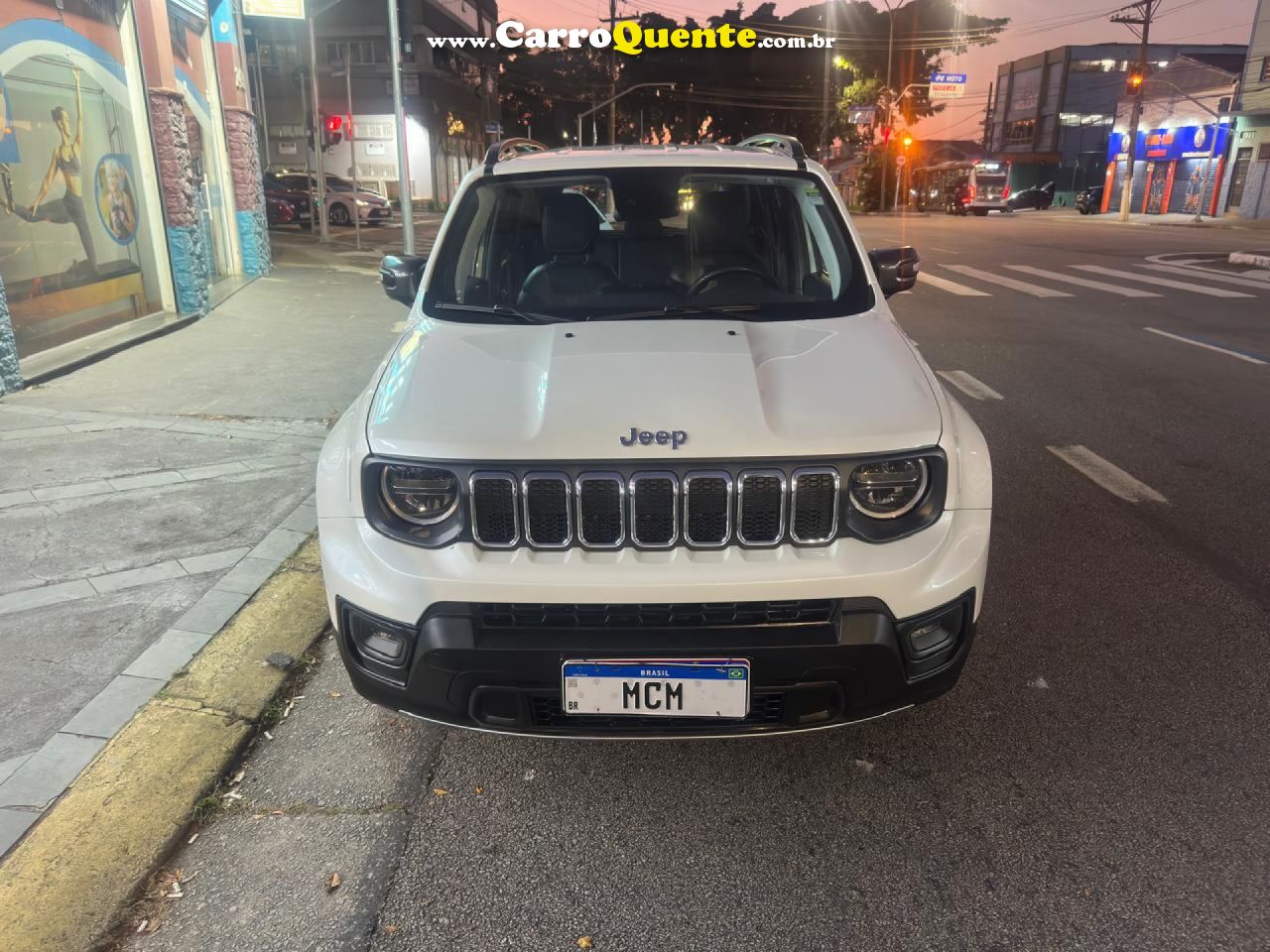 JEEP   RENEGADE LONG. T270 1.3 TB 4X2 FLEX AUT.   BRANCO 2024 1.3 FLEX - Loja