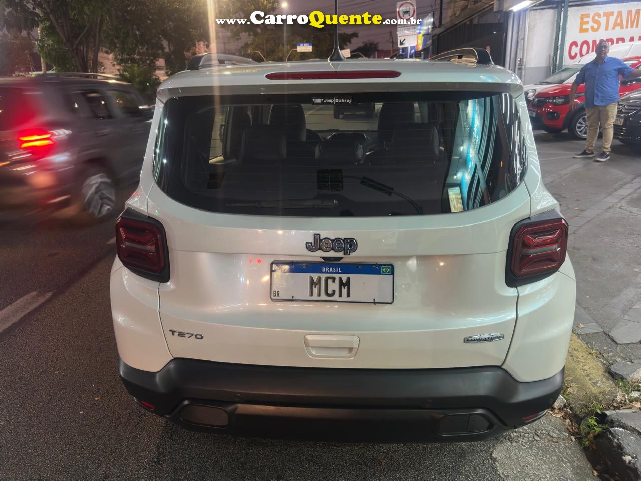 JEEP   RENEGADE LONG. T270 1.3 TB 4X2 FLEX AUT.   BRANCO 2024 1.3 FLEX - Loja