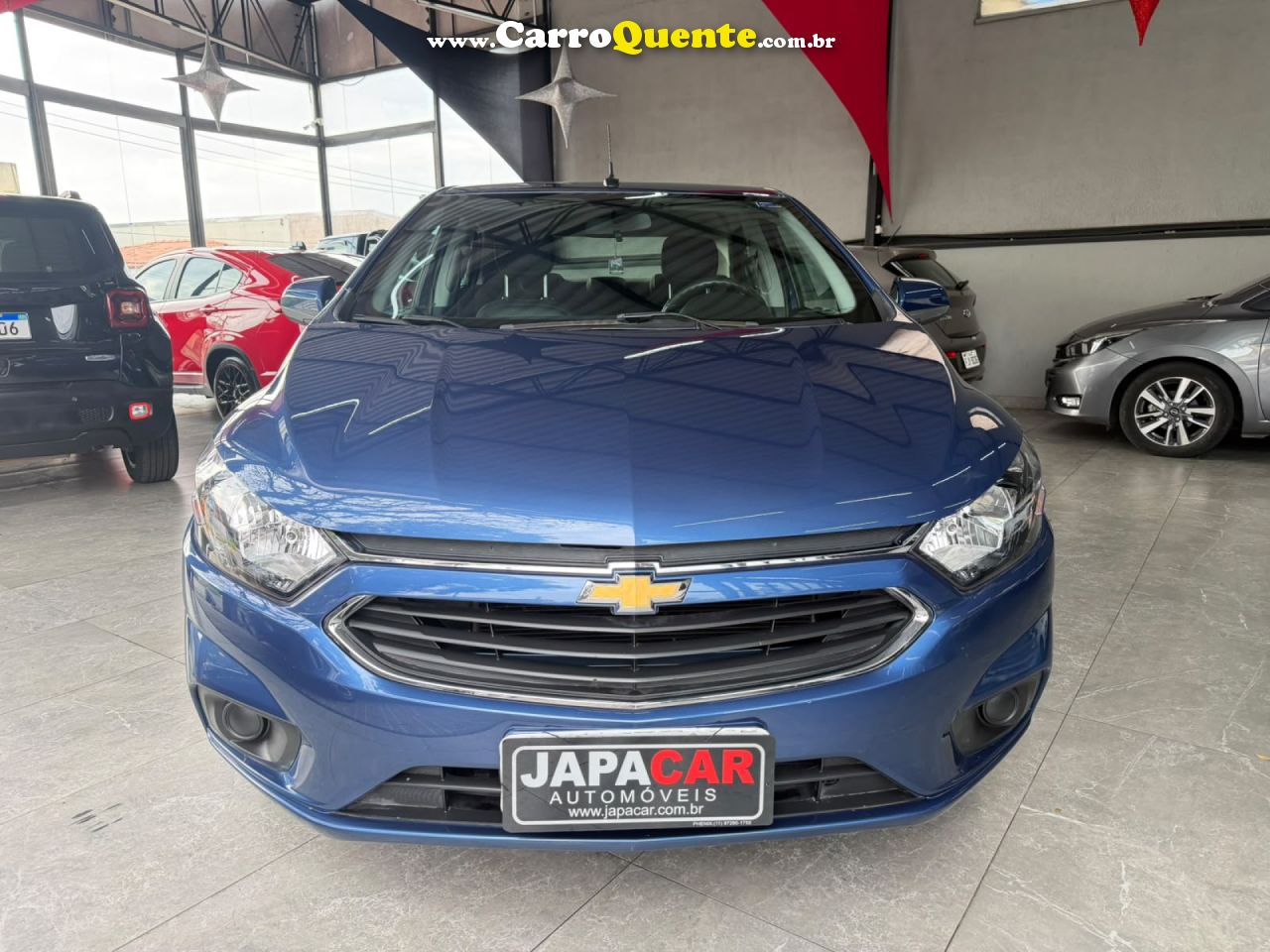 CHEVROLET   PRISMA SED. LT 1.4 8V FLEXPOWER 4P   AZUL 2019 1.4 FLEX - Loja