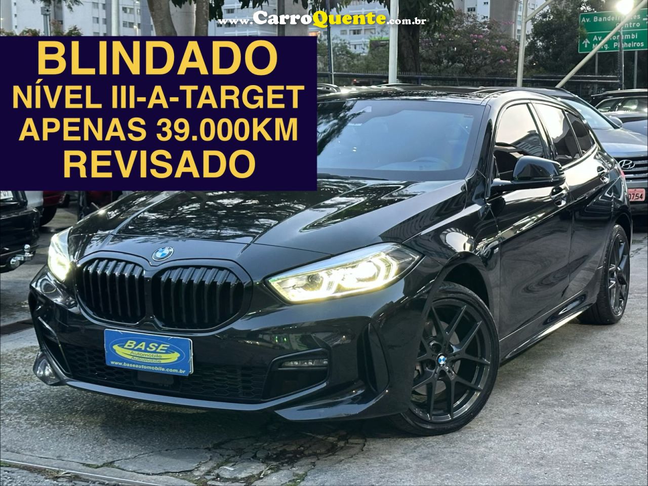BMW   118I M SPORT 1.5 TB 12V AUT. 5P   PRETO 2023 1.5 T GASOLINA - Loja
