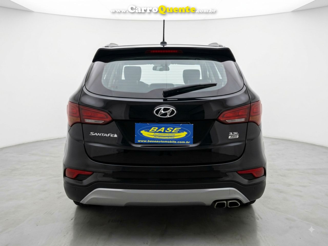 HYUNDAI   SANTA FEGLS 3.3 V6 4X4 TIPTRONIC   PRETO 2016 3.3 GASOLINA - Loja