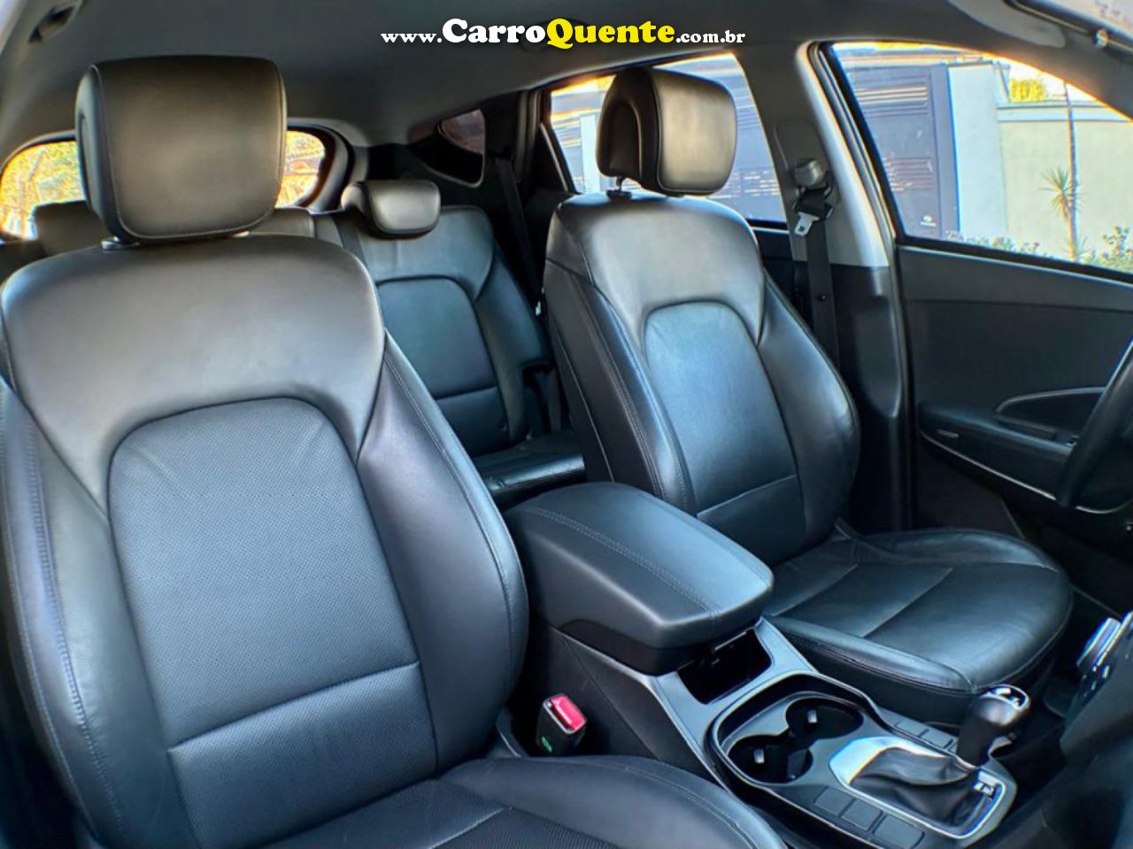 HYUNDAI   SANTA FEGLS 3.3 V6 4X4 TIPTRONIC   PRETO 2016 3.3 GASOLINA - Loja