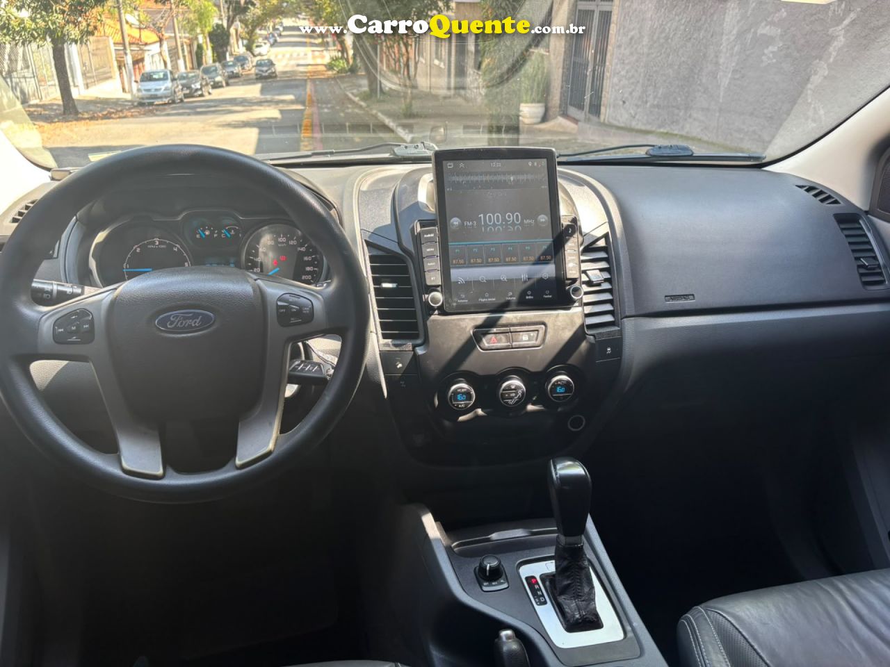 FORD   RANGER XLT 3.2 20V 4X4 CD DIESEL   CINZA 2013 3.2 DIESEL - Loja