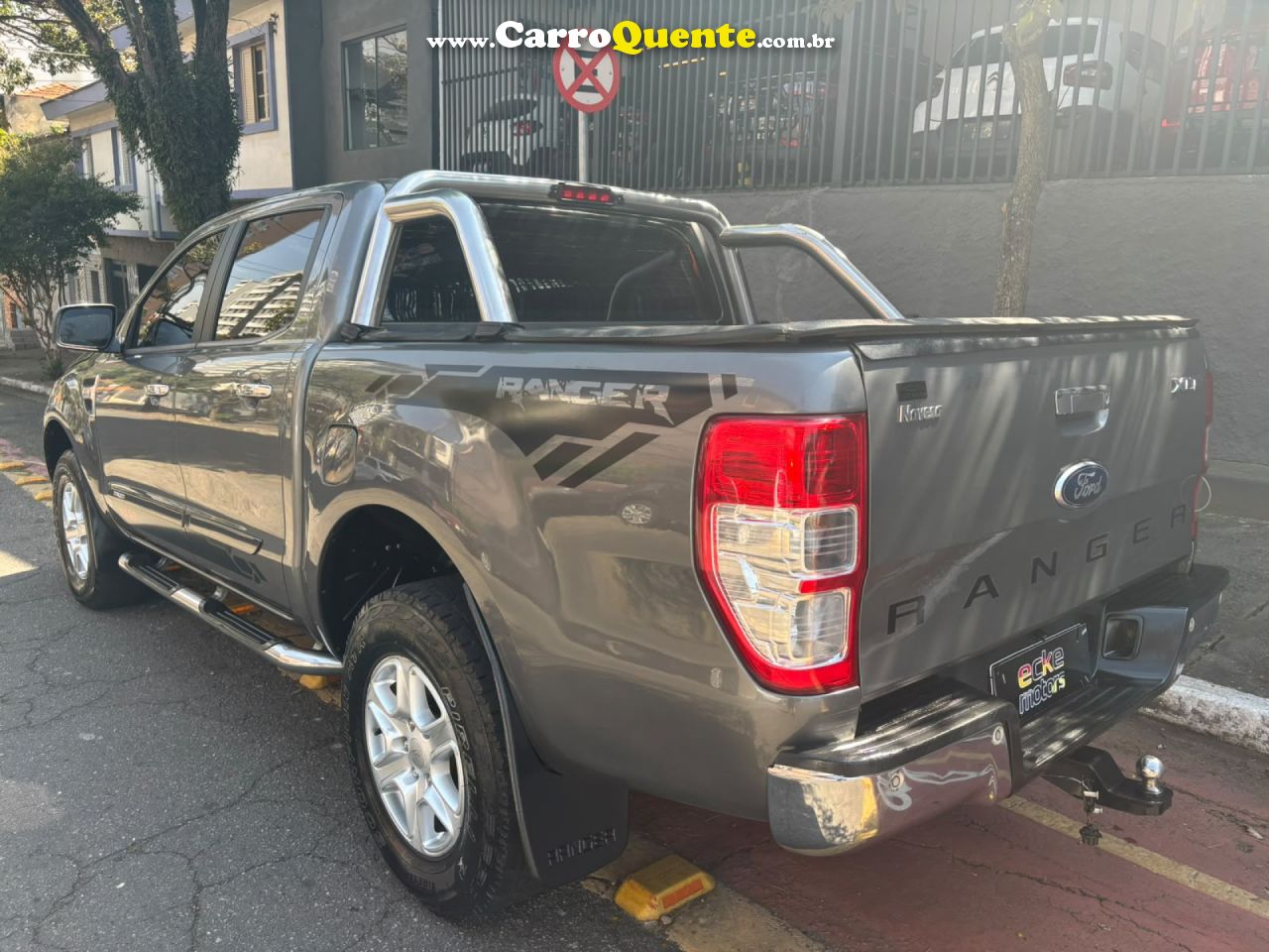 FORD   RANGER XLT 3.2 20V 4X4 CD DIESEL   CINZA 2013 3.2 DIESEL - Loja