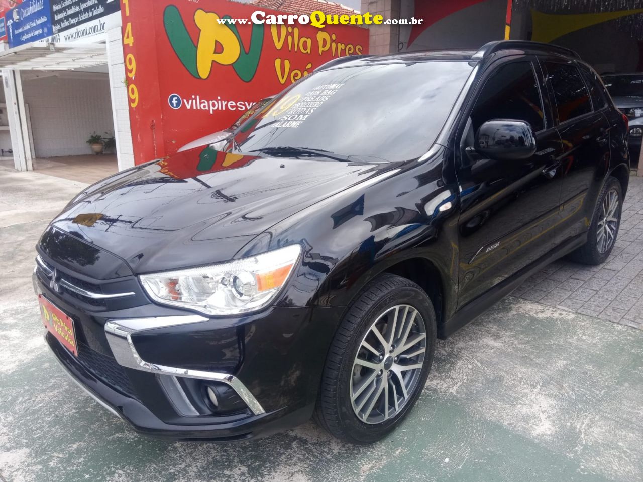 MITSUBISHI   ASX 2.0 16V 4X2 FLEX AUT.   PRETO 2019 2.0 FLEX - Loja