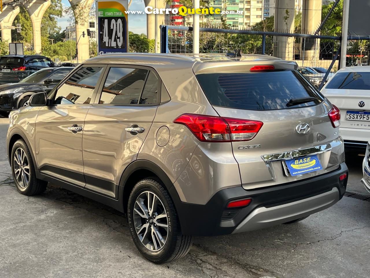 HYUNDAI   CRETA PRESTIGE 2.0 16V FLEX AUT.   PRATA 2019 2.0 FLEX - Loja
