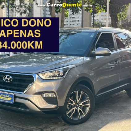 HYUNDAI   CRETA PRESTIGE 2.0 16V FLEX AUT.   PRATA 2019 2.0 FLEX