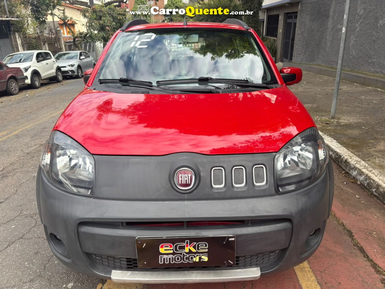 FIAT   UNO WAY CELEB. 1.0 EVO FIRE FLEX 8V 5P   VERMELHO 2012 1.0 FLEX - Loja