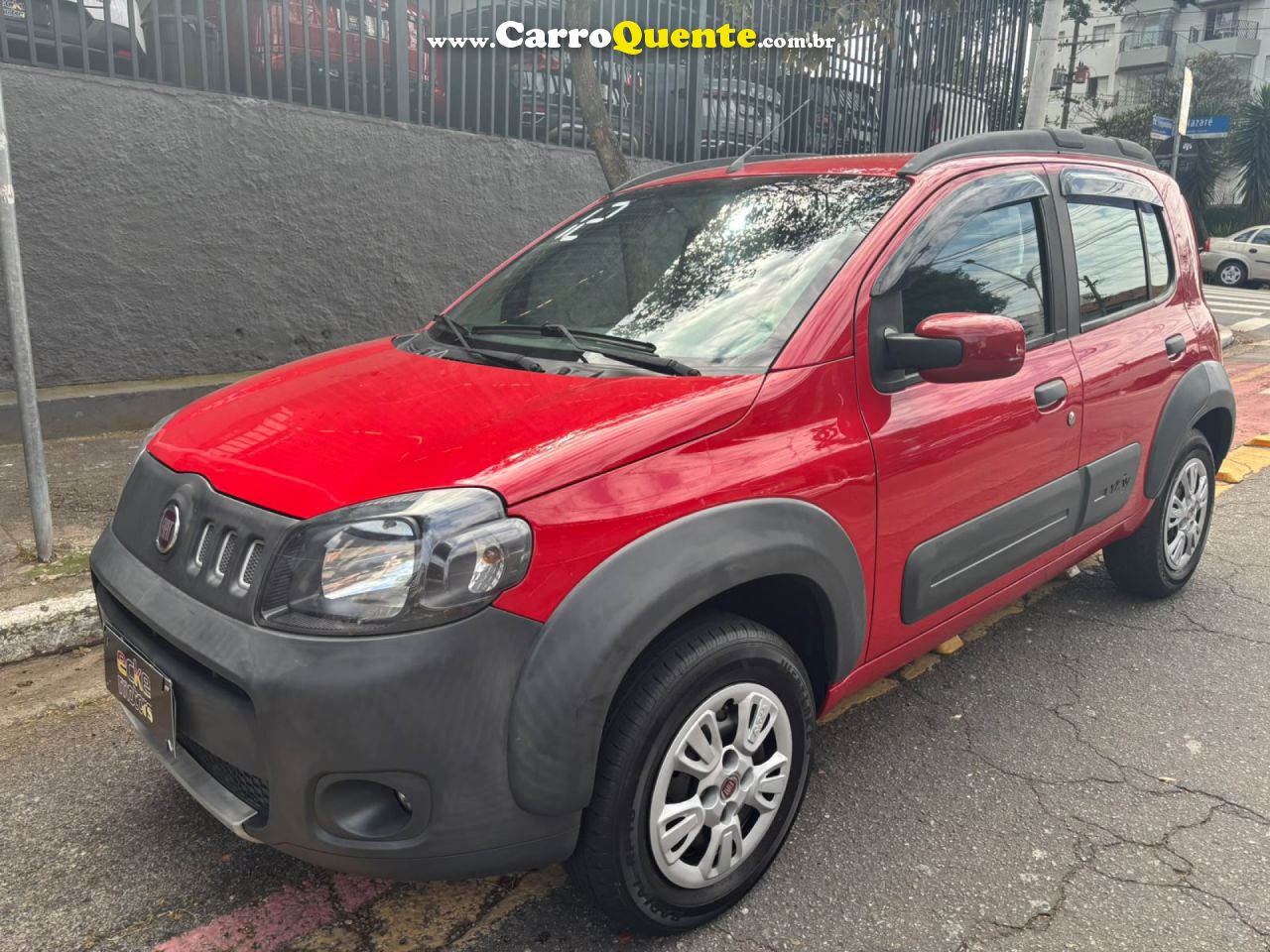 FIAT   UNO WAY CELEB. 1.0 EVO FIRE FLEX 8V 5P   VERMELHO 2012 1.0 FLEX - Loja