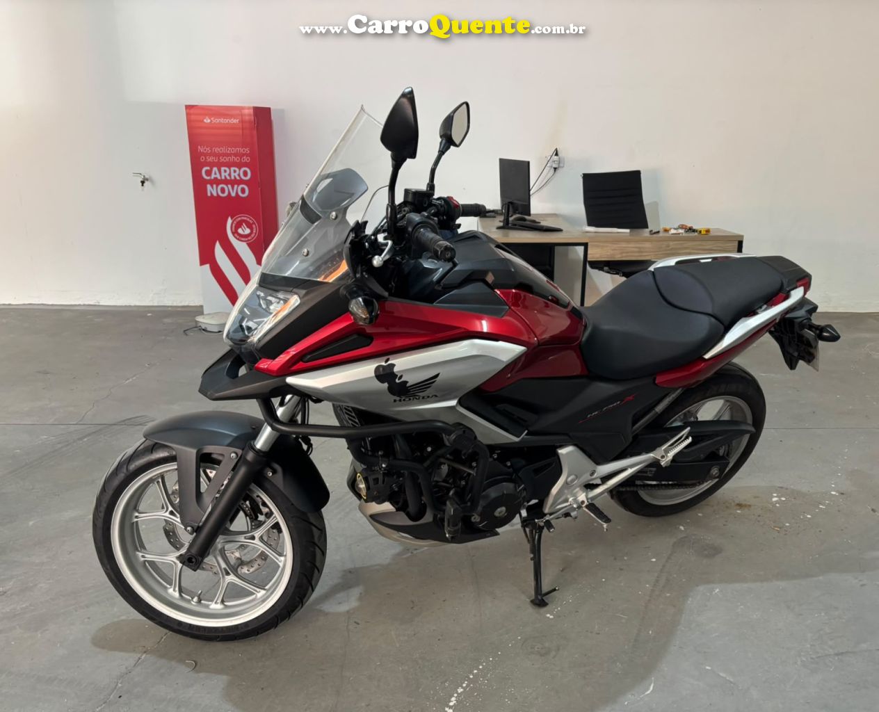 HONDA   NC 750X   VERMELHO 2018 750 GASOLINA - Loja