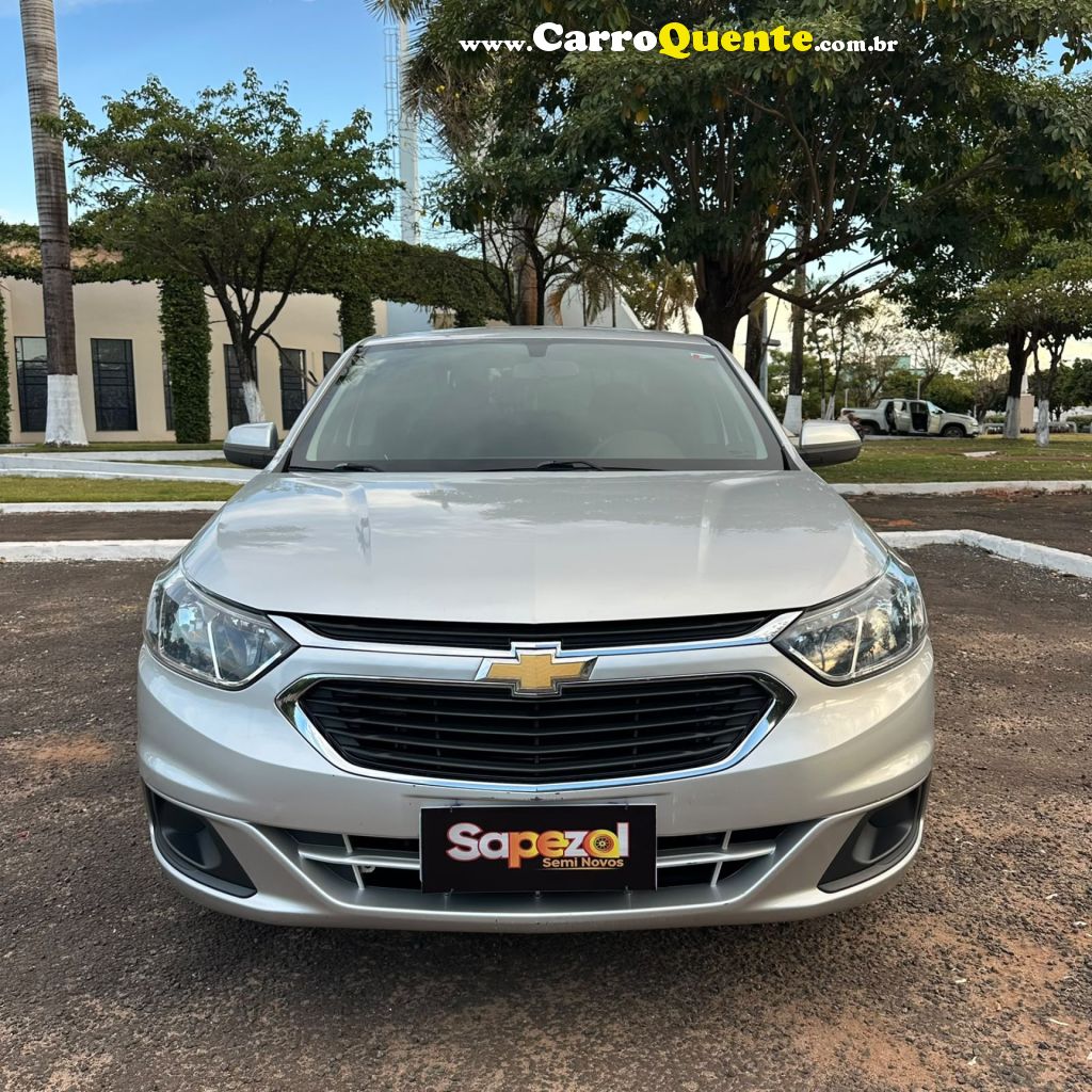 CHEVROLET   COBALT LT 1.4 8V FLEXPOWERECONOFLEX 4P   PRATA 2019 1.4 GASOLINA - Loja