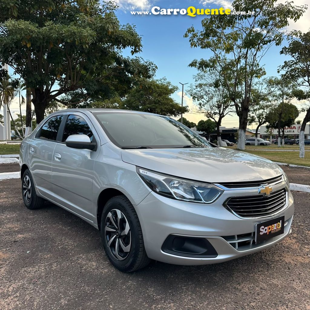 CHEVROLET   COBALT LT 1.4 8V FLEXPOWERECONOFLEX 4P   PRATA 2019 1.4 GASOLINA - Loja