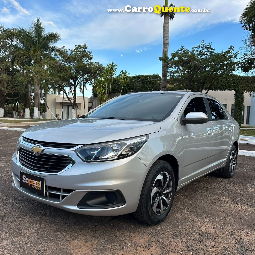 CHEVROLET   COBALT LT 1.4 8V FLEXPOWERECONOFLEX 4P   PRATA 2019 1.4 GASOLINA - Loja