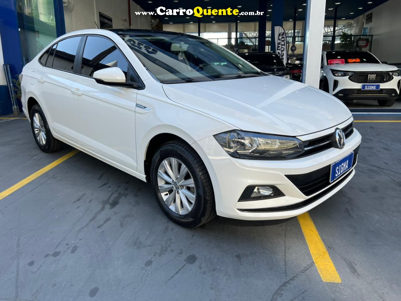 VOLKSWAGEN   VIRTUS COMFORT. 200 TSI 1.0 FLEX 12V AUT   BRANCO 2022 1.0 FLEX - Loja