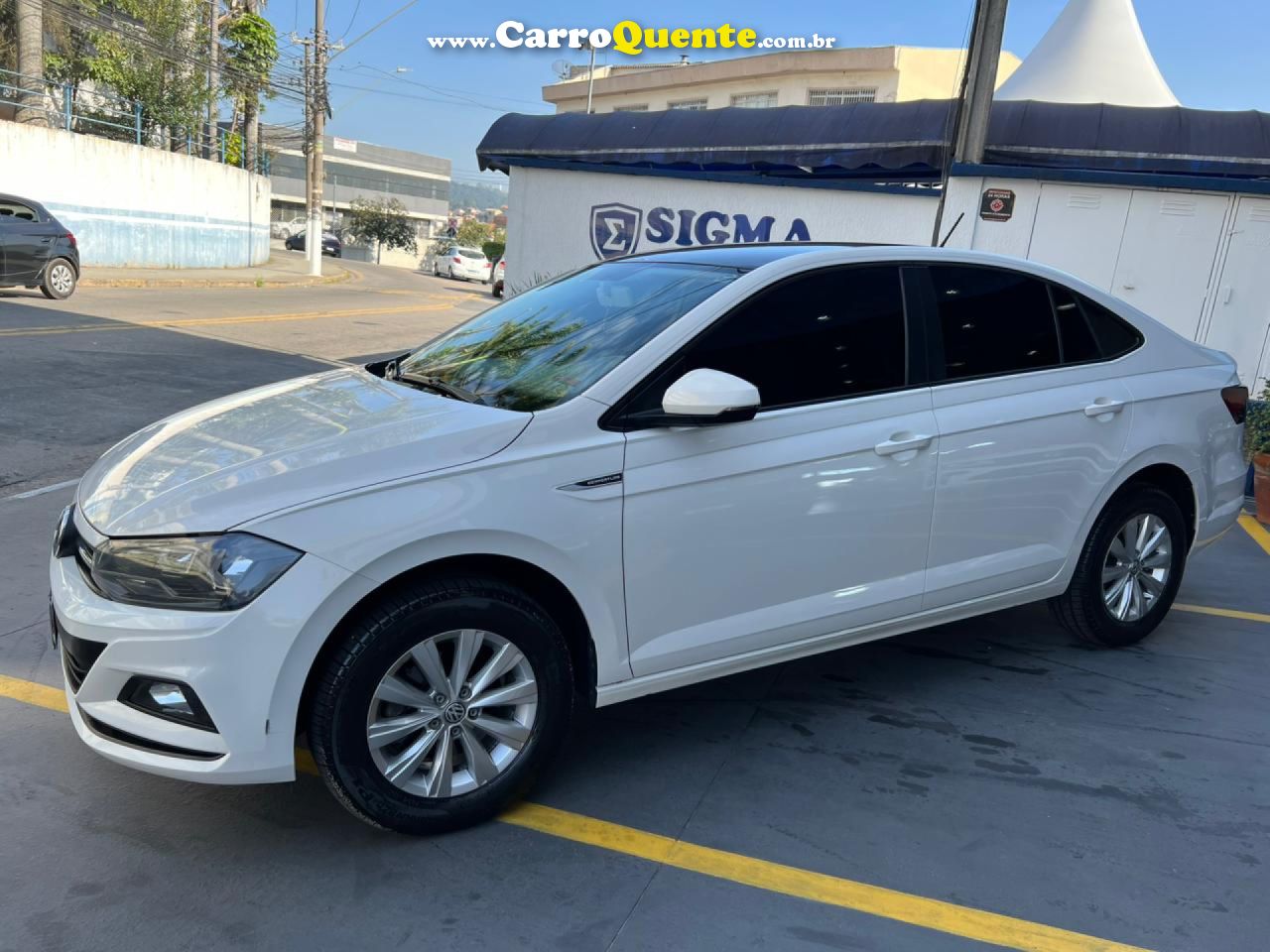 VOLKSWAGEN   VIRTUS COMFORT. 200 TSI 1.0 FLEX 12V AUT   BRANCO 2022 1.0 FLEX - Loja