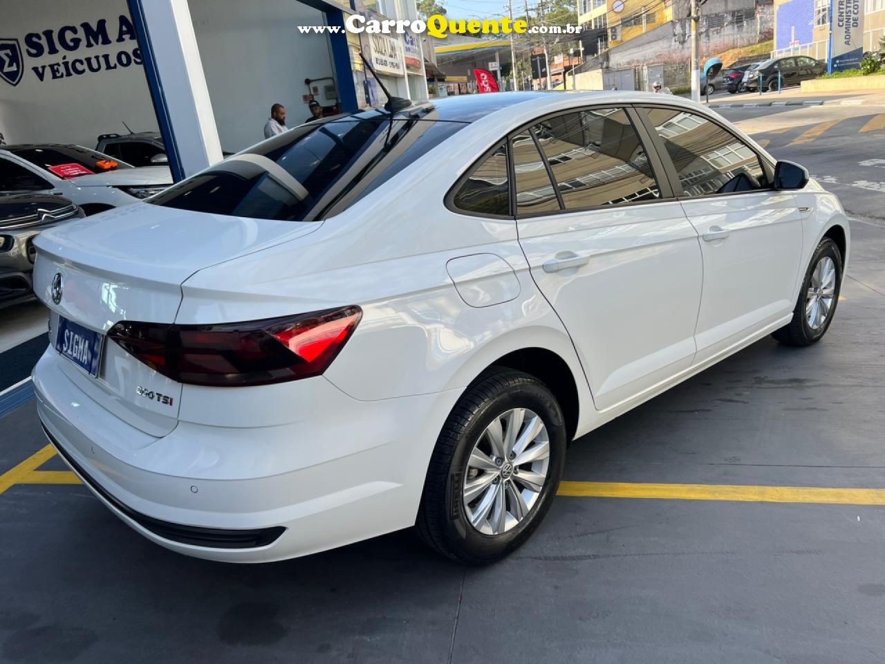 VOLKSWAGEN   VIRTUS COMFORT. 200 TSI 1.0 FLEX 12V AUT   BRANCO 2022 1.0 FLEX - Loja