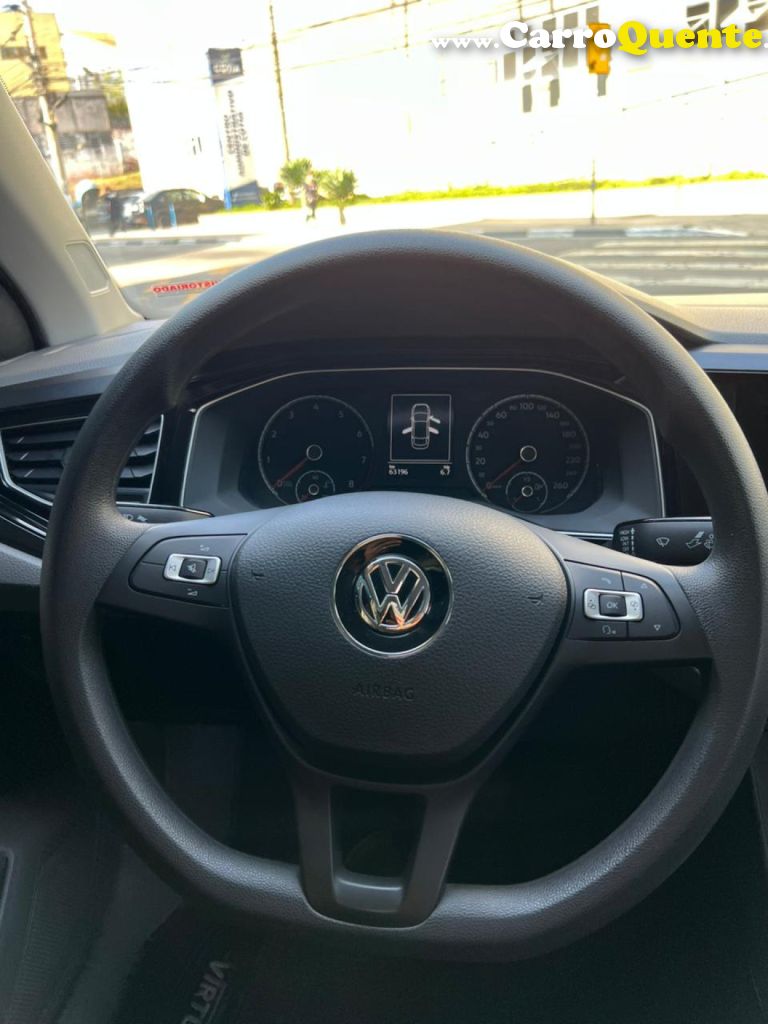 VOLKSWAGEN   VIRTUS COMFORT. 200 TSI 1.0 FLEX 12V AUT   BRANCO 2022 1.0 FLEX - Loja
