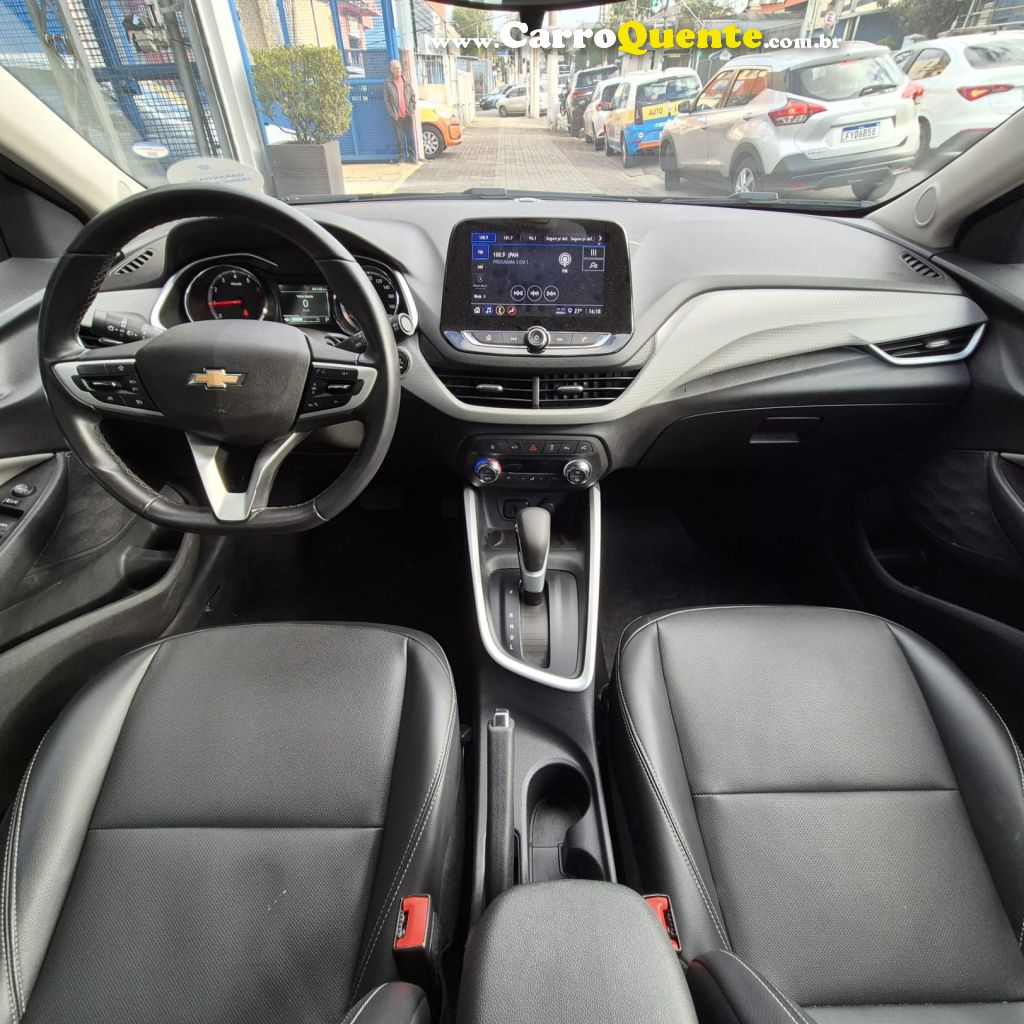 CHEVROLET   ONIX HATCH PREM. 1.0 12V TB FLEX 5P AUT.   PRETO 2025 1.0 FLEX - Loja