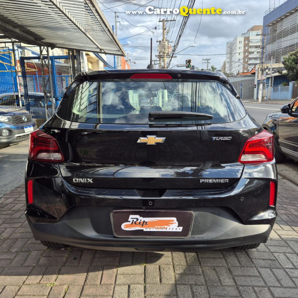 CHEVROLET   ONIX HATCH PREM. 1.0 12V TB FLEX 5P AUT.   PRETO 2025 1.0 FLEX - Loja