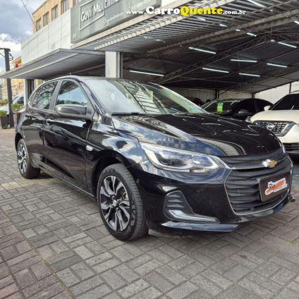 CHEVROLET   ONIX HATCH PREM. 1.0 12V TB FLEX 5P AUT.   PRETO 2025 1.0 FLEX