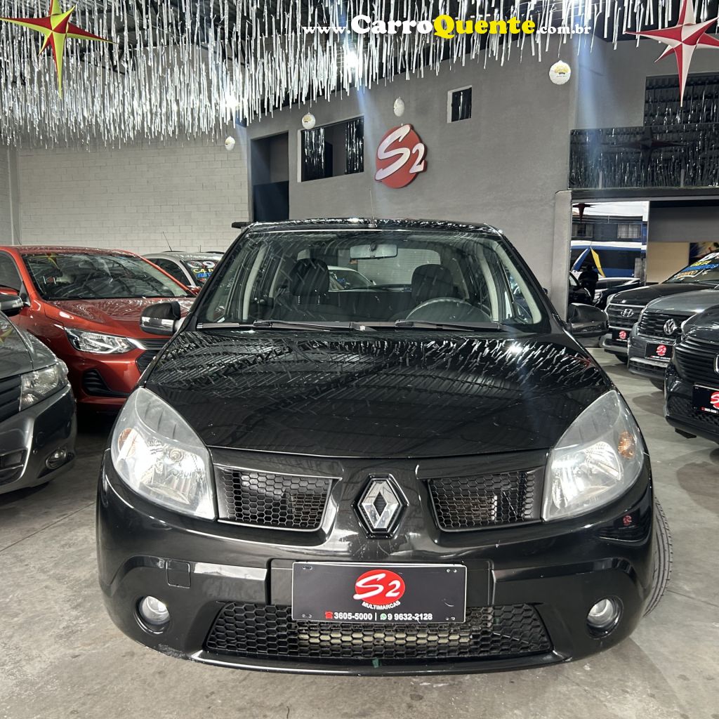 RENAULT   SANDERO EXPRESSION HI-FLEX 1.6 8V 5P   PRETO 2010 1.6 FLEX - Loja