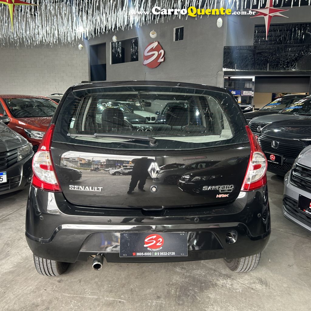RENAULT   SANDERO EXPRESSION HI-FLEX 1.6 8V 5P   PRETO 2010 1.6 FLEX - Loja