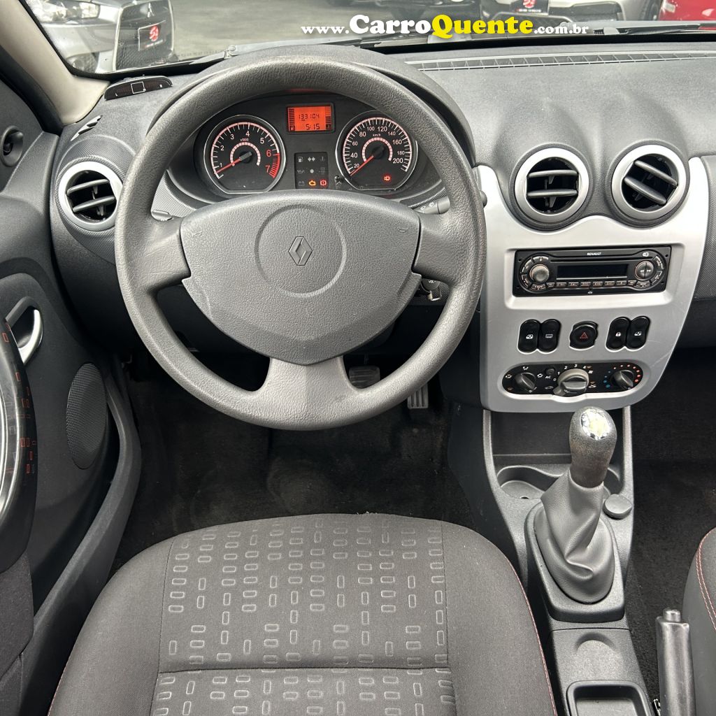 RENAULT   SANDERO EXPRESSION HI-FLEX 1.6 8V 5P   PRETO 2010 1.6 FLEX - Loja