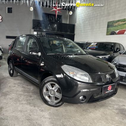 RENAULT   SANDERO EXPRESSION HI-FLEX 1.6 8V 5P   PRETO 2010 1.6 FLEX