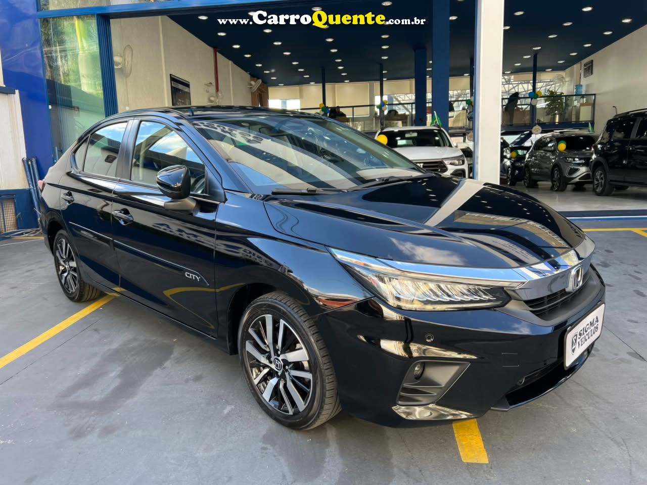 HONDA   CITY SEDAN TOURING 1.5 FLEX 16V 4P AUT.   PRETO 2024 1.5 FLEX - Loja