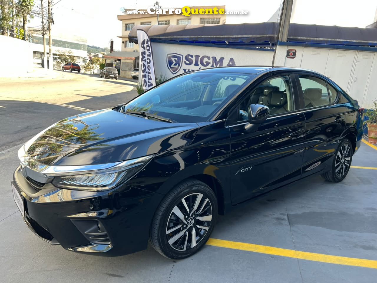HONDA   CITY SEDAN TOURING 1.5 FLEX 16V 4P AUT.   PRETO 2024 1.5 FLEX - Loja