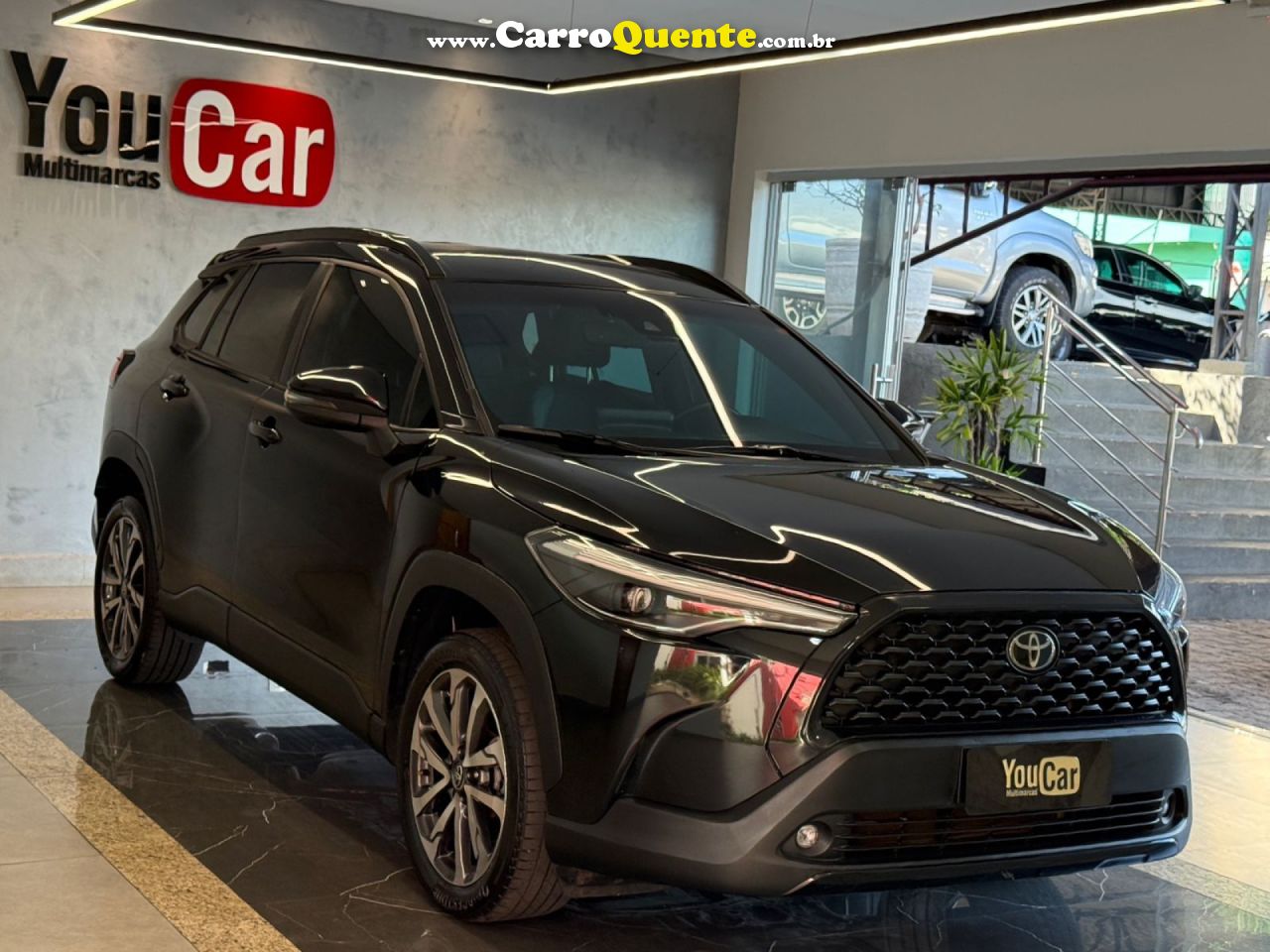 TOYOTA   COROLLA CROSS XRE 2.0 16V FLEX AUT.   PRETO 2024 2.0 FLEX - Loja