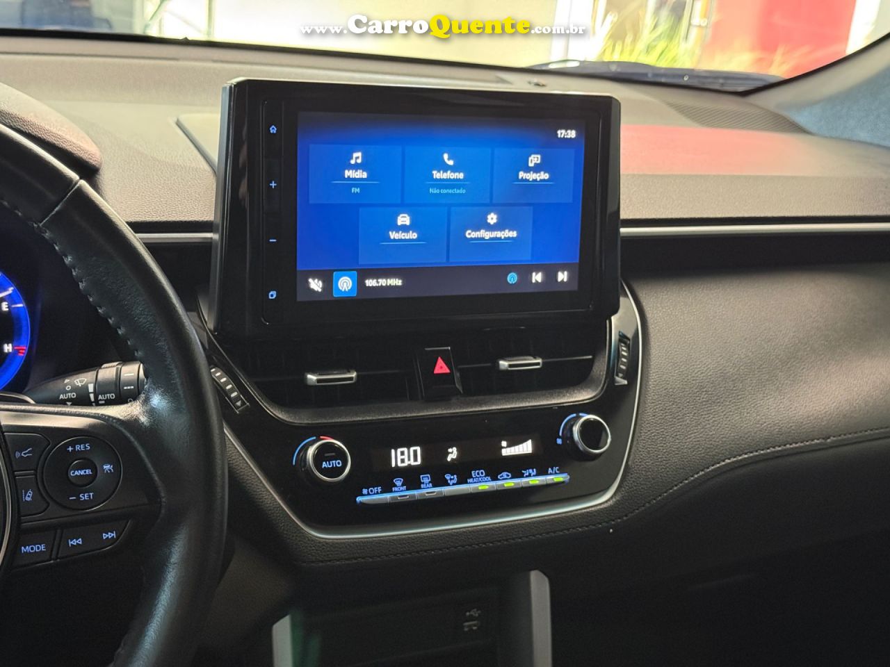 TOYOTA   COROLLA CROSS XRE 2.0 16V FLEX AUT.   PRETO 2024 2.0 FLEX - Loja