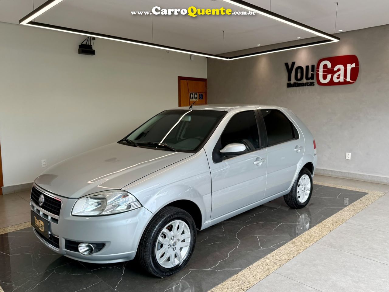 FIAT   PALIO ELX 1.4 FIRE30 ANOS F. FLEX 8V 4P   PRATA 2008 1.4 FLEX - Loja