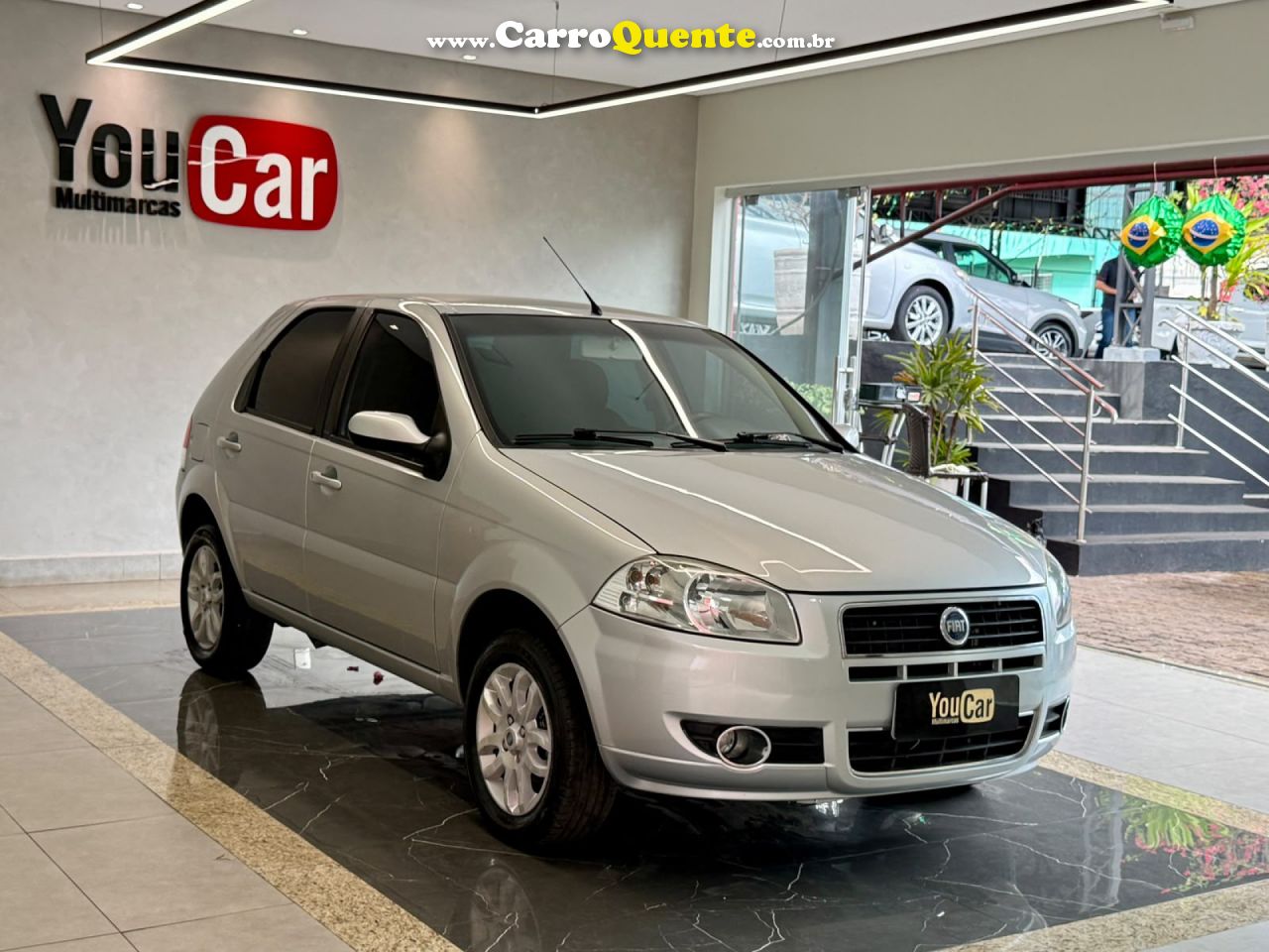 FIAT   PALIO ELX 1.4 FIRE30 ANOS F. FLEX 8V 4P   PRATA 2008 1.4 FLEX - Loja