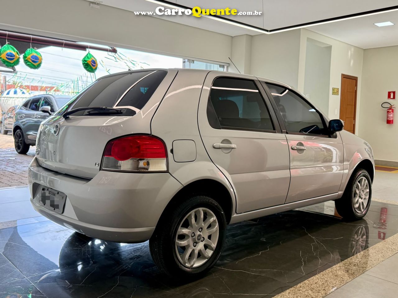 FIAT   PALIO ELX 1.4 FIRE30 ANOS F. FLEX 8V 4P   PRATA 2008 1.4 FLEX - Loja