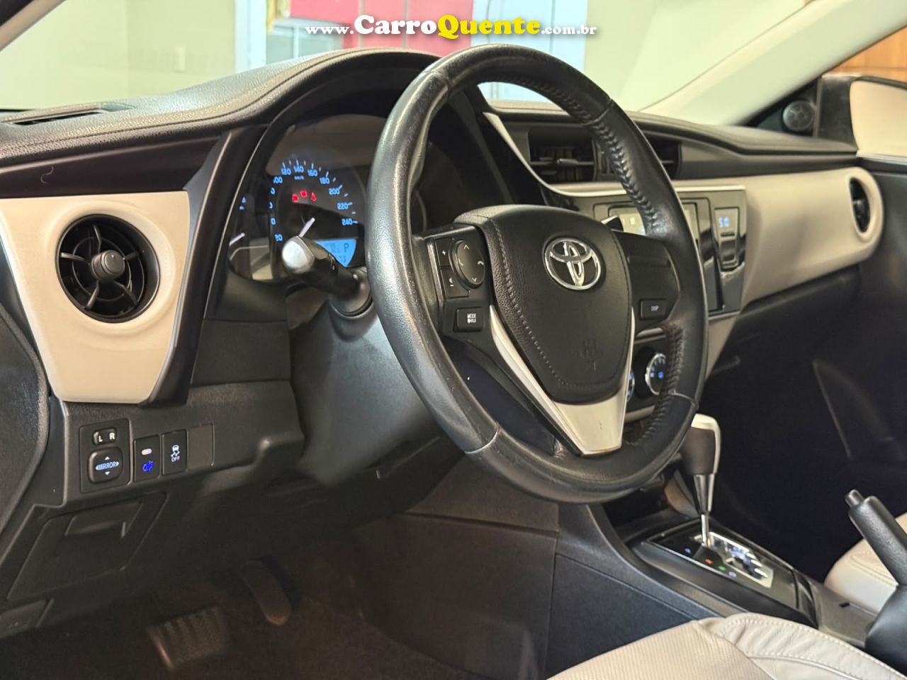 TOYOTA   COROLLA GLI UPPER 1.8 FLEX 16V AUT.   BRANCO 2018 1.8 FLEX - Loja