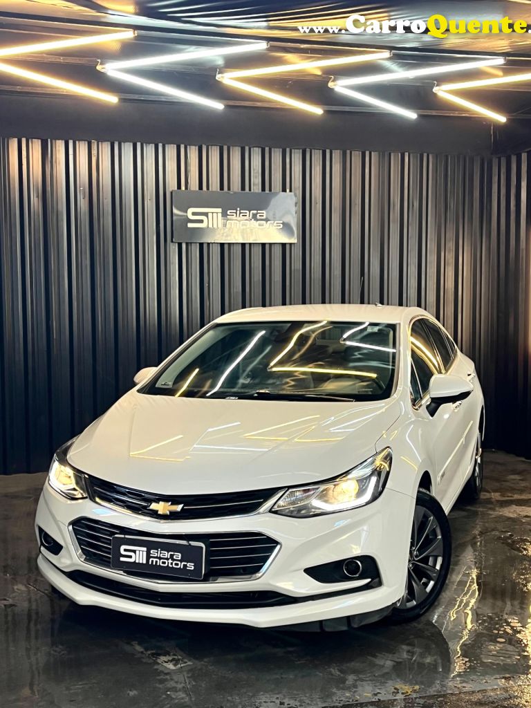 CHEVROLET   CRUZE LTZ 1.4 16V TURBO FLEX 4P AUT.   BRANCO 2018 1.4 FLEX - Loja