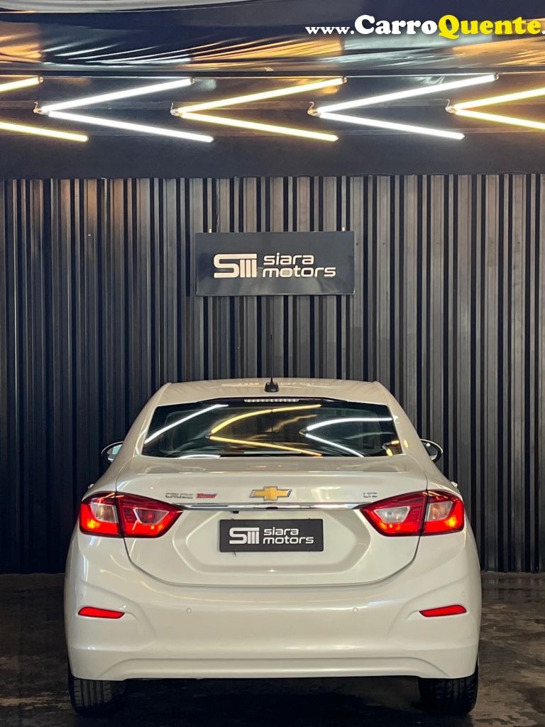 CHEVROLET   CRUZE LTZ 1.4 16V TURBO FLEX 4P AUT.   BRANCO 2018 1.4 FLEX - Loja
