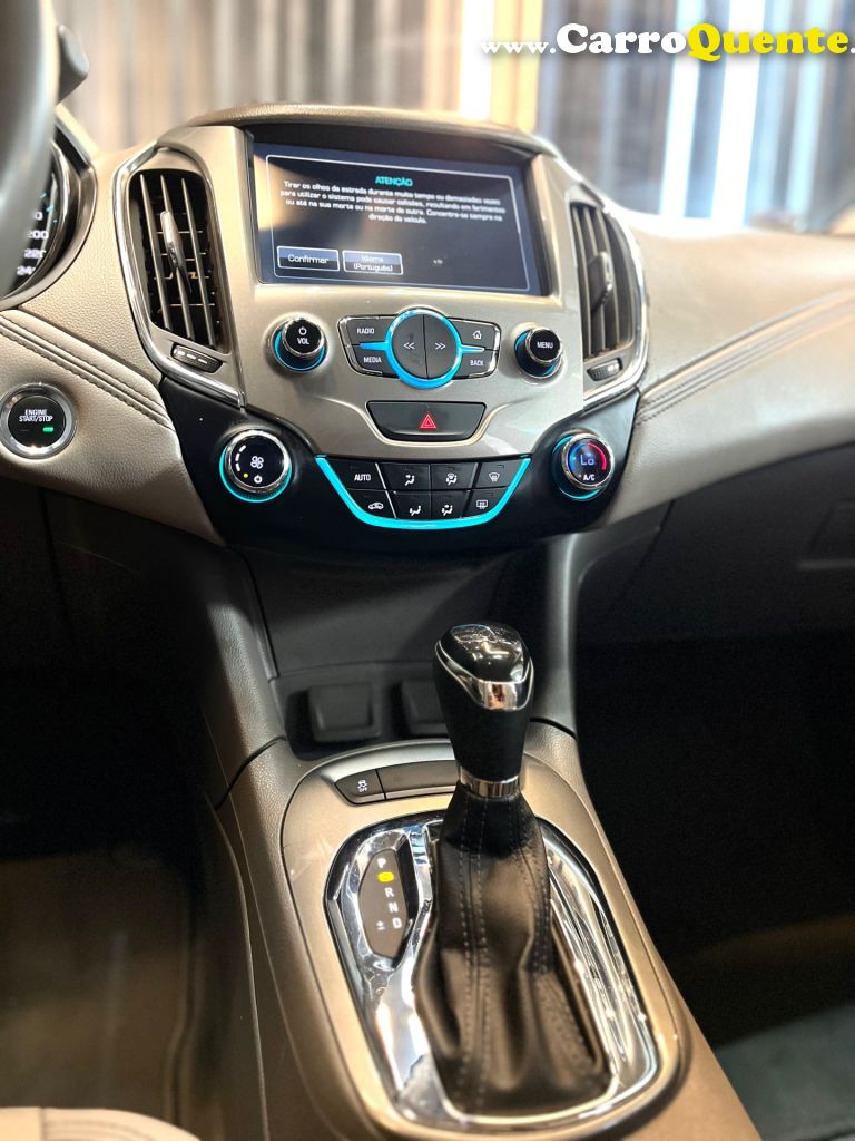 CHEVROLET   CRUZE LTZ 1.4 16V TURBO FLEX 4P AUT.   BRANCO 2018 1.4 FLEX - Loja