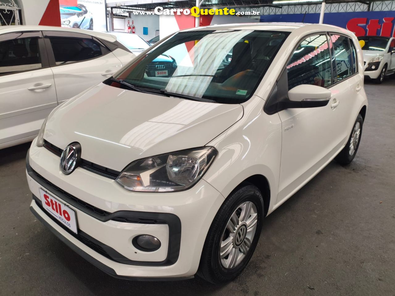 VOLKSWAGEN   UP! MOVE 1.0 TOTAL FLEX 12V 5P   BRANCO 2018 1.0 FLEX - Loja