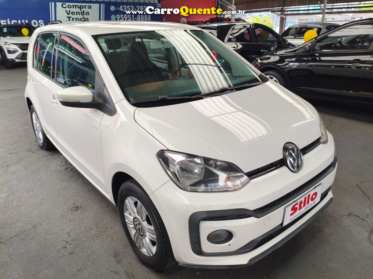 VOLKSWAGEN   UP! MOVE 1.0 TOTAL FLEX 12V 5P   BRANCO 2018 1.0 FLEX - Loja